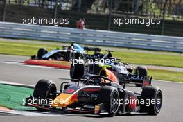 Juri Vips (EST) Hitech. 17.07.2021. FIA Formula 2 Championship, Rd 4, Sprint Race 1, Silverstone, England, Saturday.