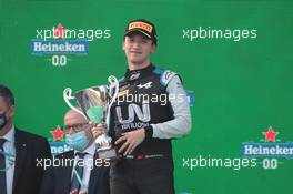 2nd place Guanyu Zhou (CHN) Uni-Virtuosi Racing. 11.09.2021. Formula 2 Championship, Rd 5, Sprint Race 1, Monza, Italy, Saturday.