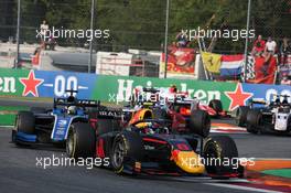 Juri Vips (EST) Hitech. 11.09.2021. Formula 2 Championship, Rd 5, Sprint Race 1, Monza, Italy, Saturday.