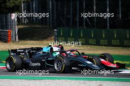 Alessio Deledda (ITA) HWA RACELAB and Marino Sato (JPN) Trident battle for position. 11.09.2021. Formula 2 Championship, Rd 5, Sprint Race 2, Monza, Italy, Saturday.