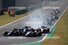 Alessio Deledda (ITA) HWA RACELAB. 12.09.2021. Formula 2 Championship, Rd 5, Feature Race, Monza, Italy, Sunday.