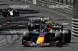 Juri Vips (EST) Hitech. 21.05.2021. FIA Formula 2 Championship, Rd 2, Sprint Race 1, Monte Carlo, Monaco, Friday.