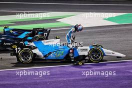 Clement Novalak (FRA) MP Motorsport out at the start of the race. 04.12.2021. FIA Formula 2 Championship, Rd 7, Sprint Race 2, Jeddah, Saudi Arabia, Saturday.