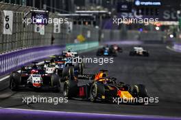 Liam Lawson (NZL) Hitech. 04.12.2021. FIA Formula 2 Championship, Rd 7, Sprint Race 2, Jeddah, Saudi Arabia, Saturday.
