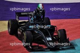 Alessio Deledda (ITA) HWA RACELAB out at the start of the race. 04.12.2021. FIA Formula 2 Championship, Rd 7, Sprint Race 2, Jeddah, Saudi Arabia, Saturday.