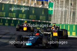 Marcus Armstrong (NZL) Dams. 04.12.2021. FIA Formula 2 Championship, Rd 7, Sprint Race 1, Jeddah, Saudi Arabia, Saturday.