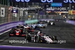 Christian Lundgaard (DEN) ART. 04.12.2021. FIA Formula 2 Championship, Rd 7, Sprint Race 2, Jeddah, Saudi Arabia, Saturday.