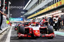 Race winner Oscar Piastri (AUS) PREMA Racing. 04.12.2021. FIA Formula 2 Championship, Rd 7, Sprint Race 2, Jeddah, Saudi Arabia, Saturday.