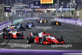 Oscar Piastri (AUS) PREMA Racing. 05.12.2021. FIA Formula 2 Championship, Rd 7, Feature Race, Jeddah, Saudi Arabia, Sunday.