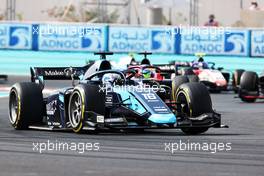 Roy Nissany (ISR) Dams. 11.12.2021. Formula 2 Championship, Rd 8, Yas Marina Circuit, Abu Dhabi, UAE, Sprint Race 1, Saturday.