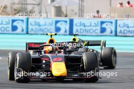 Juri Vips (EST) Hitech. 11.12.2021. Formula 2 Championship, Rd 8, Yas Marina Circuit, Abu Dhabi, UAE, Sprint Race 1, Saturday.