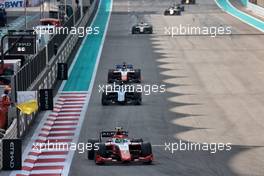 Oscar Piastri (AUS) PREMA Racing. 12.12.2021. Formula 2 Championship, Rd 8, Yas Marina Circuit, Abu Dhabi, UAE, Feature Race, Sunday.