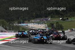 The start of the race. 03.07.2021. FIA Formula 3 Championship, Rd 3, Race 1, Spielberg, Austria, Saturday.