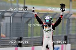 Race winner Frederik Vesti (DEN) ART celebrates in parc ferme. 04.07.2021. FIA Formula 3 Championship, Rd 3, Race 3, Spielberg, Austria, Sunday.