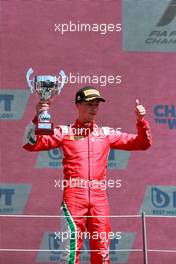 Olli Caldwell (GBR) PREMA Racing celebrates his second position on the podium. 03.07.2021. FIA Formula 3 Championship, Rd 3, Race 1, Spielberg, Austria, Saturday.