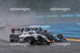 (L to R): Amaury Cordeel (BEL) Campos Racing and Ido Cohen (ISR) Carlin Buzz battle for position. 28.08.2021. Formula 3 Championship, Rd 5, Race 1, Spa-Francorchamps, Belgium, Saturday.
