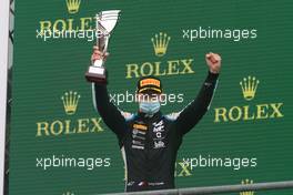 2nd place Victor Martins (FRA) MP Motorsport. 29.08.2021. Formula 3 Championship, Rd 5, Race 3, Spa-Francorchamps, Belgium, Sunday.