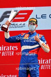 Race winner Alexander Smolyar (RUS) ART celebrates on the podium. 19.06.2021. FIA Formula 3 Championship, Rd 2, Sprint Race 1, Paul Ricard, France, Saturday.
