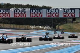 Ayumu Iwasa (JPN) Trident leads the race. 19.06.2021. FIA Formula 3 Championship, Rd 2, Sprint Race 1, Paul Ricard, France, Saturday.