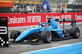 Victor Martins (FRA) MP Motorsport celebrates his third position in parc ferme. 19.06.2021. FIA Formula 3 Championship, Rd 2, Sprint Race 2, Paul Ricard, France, Saturday.