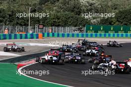The start of the race. 31.07.2021. FIA Formula 3 Championship, Rd 4, Race 2, Budapest, Hungary, Saturday.
