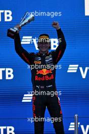 Second placed Dennis Hauger (DEN) PREMA Racing on the podium. 25.09.2021. FIA Formula 3 Championship, Rd 7, Race 1, Sochi, Russia, Friday.
