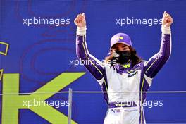 Race winner Jamie Chadwick (GBR) Veloce Racing celebrates on the podium. 03.07.2021. W Series, Rd 2, Spielberg, Austria, Race Day.