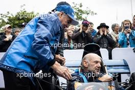 Roy Topps with Adrian Newey (GBR) Red Bull Racing Chief Technical Officer.  09-11.07.2021 Goodwood Festival of Speed, Goodwood, England
