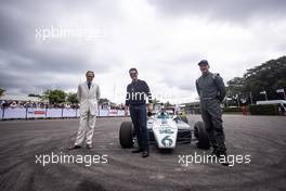The Duke of Richmond with Tom Cruise and Wade Eastwood.  09-11.07.2021 Goodwood Festival of Speed, Goodwood, England