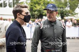 Tom Cruise with Wade Eastwood. 09-11.07.2021 Goodwood Festival of Speed, Goodwood, England
