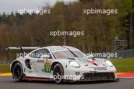 Richard Lietz (AUT) / Gianmaria Bruni (ITA) #91 Porsche GT Team, Porsche 911 RSR - 19. 29.04.2021. FIA World Endurance Championship, Rd 1, Spa Francochamps, Belgium.