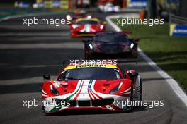 Christoph Ulrich (SUI) / Simon Mann (USA) / Toni Vilander (FIN) #61 AF Corse Ferrari 488 GTE EVO. 17.07.2021. FIA World Endurance Championship, Rd 3, Monza, Italy.