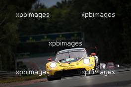 Dries Vanthoor (BEL) / Alvaro Parente (POR) / Maxime Martin (BEL) #72 Hub Auto Racing Porsche 911 RSR - 19. 19.08.2021. FIA World Endurance Championship, Le Mans Practice and Qualifying, Le Mans, France, Thursday.