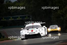 Richard Lietz (AUT) / Gianmaria Bruni (ITA) / Frederic Makowiecki (FRA) #91 Porsche GT Team, Porsche 911 RSR - 19. 19.08.2021. FIA World Endurance Championship, Le Mans Practice and Qualifying, Le Mans, France, Thursday.