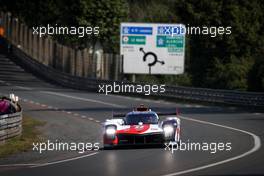 Sebastien Buemi (SUI) / Kazuki Nakajima (JPN) / Brendon Hartley (NZL) #08 Toyota Racing, Toyota GR010, Hybrid. 15.08.2021. FIA World Endurance Championship, Le Mans Test Day, Le Mans, France, Sunday.