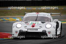 Richard Lietz (AUT) / Gianmaria Bruni (ITA) / Frederic Makowiecki (FRA) #91 Porsche GT Team, Porsche 911 RSR - 19. 18.08.2021. FIA World Endurance Championship, Le Mans Practice and Qualifying, Le Mans, France, Wednesday.