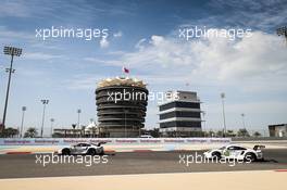 Kevin Estre (FRA) / Neel Jani (SUI) #92 Porsche GT Team, Porsche 911 RSR - 19 leads Richard Lietz (AUT) / Gianmaria Bruni (ITA) #91 Porsche GT Team, Porsche 911 RSR - 19. 30.10.2021. FIA World Endurance Championship, Round 5, Six Hours of Bahrain, Sakhir, Bahrain, Saturday.