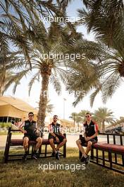 (L to R):  Kamui Kobayashi (JPN); Jose Maria Lopez (ARG); Mike Conway (GBR) #07 Toyota Gazoo Racing. 28.10.2021. FIA World Endurance Championship, Round 5, Six Hours of Bahrain, Sakhir, Bahrain, Thursday.