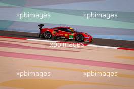 Daniel Serra (BRA) / Miguel Molina (ESP) #52 AF Corse Ferrari 488 GTE EVO. 28.10.2021. FIA World Endurance Championship, Round 5, Six Hours of Bahrain, Sakhir, Bahrain, Thursday.