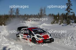 1, Sebastien Ogier, Julien Ingrassia, Toyota Gazoo Racing WRT, Toyota Yaris WRC,  26-28.02.2021. FIA World Rally Championship, Rd 2, Arctic  Rally Finland, Rovaniemi.