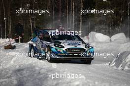 44, Gus Greensmith, Elliott Edmondson, M-Sport Ford WRT, Ford Fiesta WRC.  26-28.02.2021. FIA World Rally Championship, Rd 2, Arctic  Rally Finland, Rovaniemi.