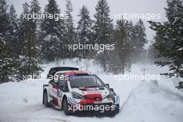 18, Takamoto Katsuta, Daniel Barritt, Toyota Gazoo Racing WRT, Toyota Yaris WRC.  26-28.02.2021. FIA World Rally Championship, Rd 2, Arctic  Rally Finland, Rovaniemi.