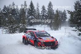 8, Ott Tanak, Martin Jarveoja, Hyundai Shell Mobis WRT, Hyundai i20 Coupe WRC.  26-28.02.2021. FIA World Rally Championship, Rd 2, Arctic  Rally Finland, Rovaniemi.