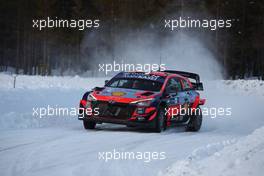 8, Ott Tanak, Martin Jarveoja, Hyundai Shell Mobis WRT, Hyundai i20 Coupe WRC.  26-28.02.2021. FIA World Rally Championship, Rd 2, Arctic  Rally Finland, Rovaniemi.