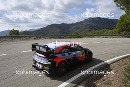 2, Oliver Solberg, Sebastian Marshall, Hyundai 2C Competition, Hyundai i20 Coupe WRC.  14-16.10.2021. FIA World Rally Championship, Rd 11, Rally Espana, Costa Dorada, Spain