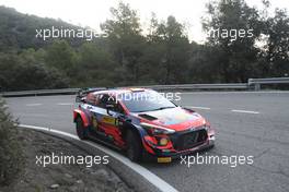 6, Dani Sordo, Carlos del Barrio, Hyundai Shell Mobis WRT, Hyundai i20 Coupe WRC.  14-16.10.2021. FIA World Rally Championship, Rd 11, Rally Espana, Costa Dorada, Spain