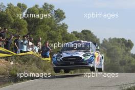16, Adrien Fourmaux, Renaud Jamoul, M-Sport Ford WRC, Ford Fiesta WRC.  14-16.10.2021. FIA World Rally Championship, Rd 11, Rally Espana, Costa Dorada, Spain