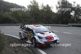 33, Elfyn Evans, Scott Martin, Toyota Gazoo Racing WRT, Toyota Yaris WRC.  14-16.10.2021. FIA World Rally Championship, Rd 11, Rally Espana, Costa Dorada, Spain