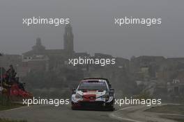 1, Sebastien Ogier, Julien Ingrassia, Toyota Gazoo Racing WRT, Toyota Yaris WRC.  14-16.10.2021. FIA World Rally Championship, Rd 11, Rally Espana, Costa Dorada, Spain