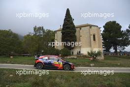 2, Oliver Solberg, Sebastian Marshall, Hyundai 2C Competition, Hyundai i20 Coupe WRC.  14-17.10.2021. FIA World Rally Championship, Rd 11, Rally Espana, Costa Dorada, Spain